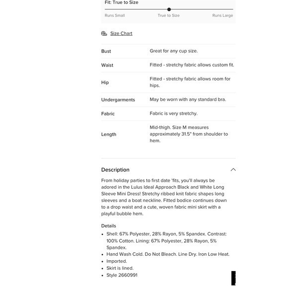 Lulus Red Mini Dress Long Sleeve Ribbed / Bubble Hem Party Cocktail Large (G) - Picture 5 of 10